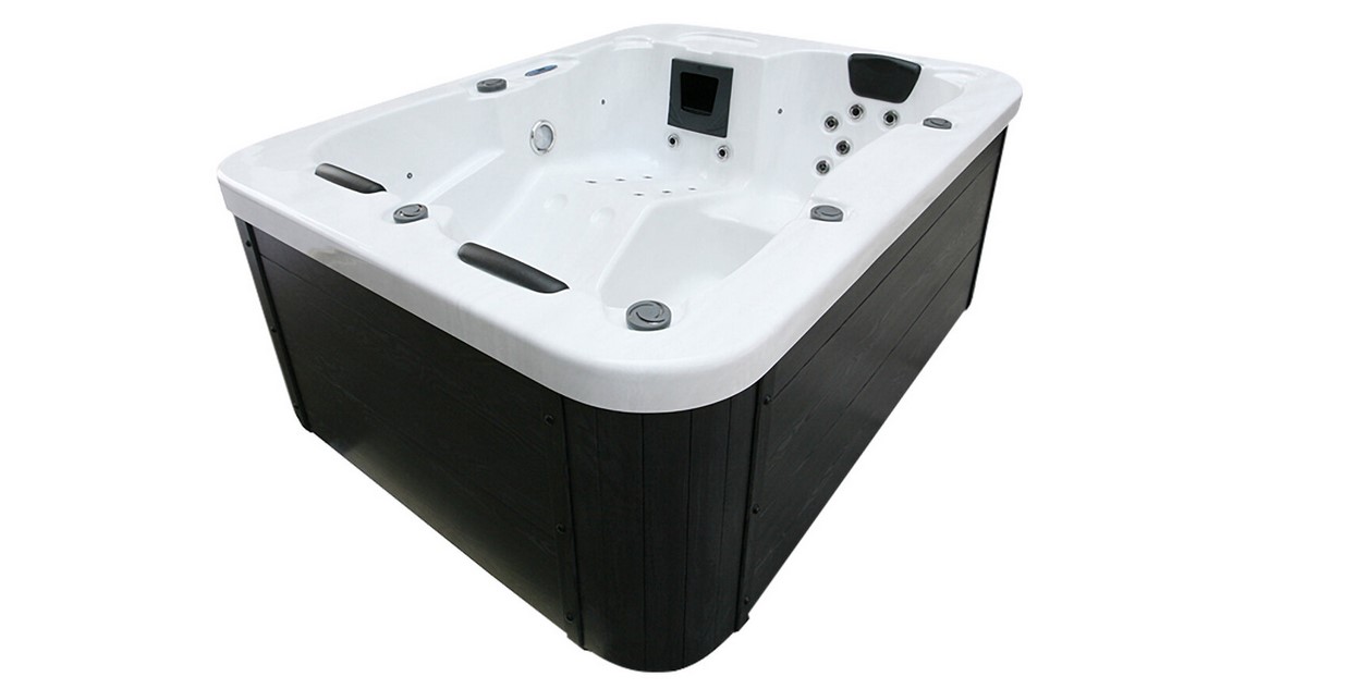 Aldi Online: Home Deluxe White Marble Outdoor Whirlpool (ab 29.11.2021